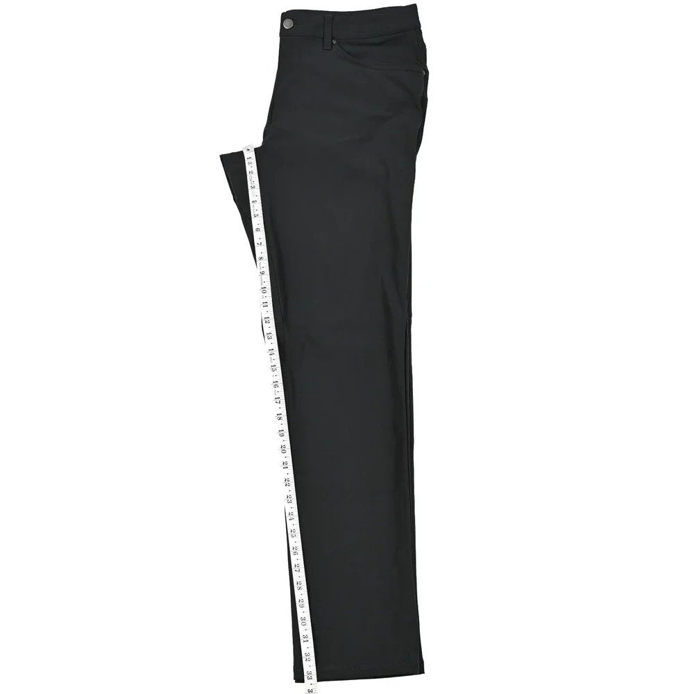 Lululemon Mens 33 (34x33) Gray Chino ABC Chino Pant Warpstreme Athleisure M5ADFS